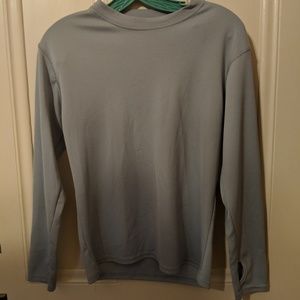Tru fit athletic shirt with thumbholes. Like new.